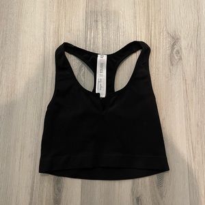 Forever 21 Black Notch Tank Top